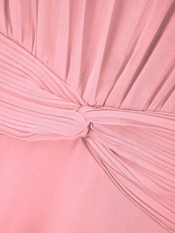 Toddler/Kids Girls Chiffon Knotted Waist Party Dress thumb