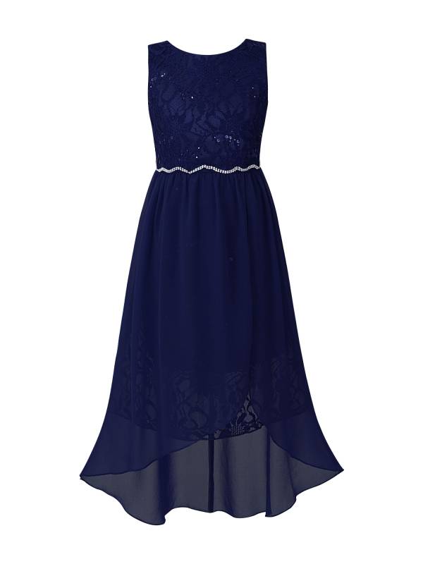 Kids Girls Mesh & Chiffon High-Low Party Dresses thumb