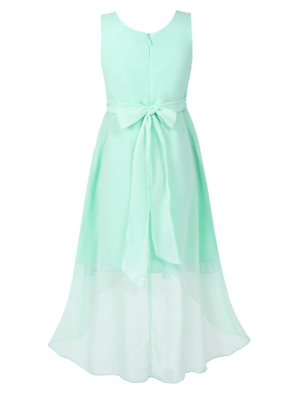 Kids Girls Mesh & Chiffon High-Low Party Dresses thumb