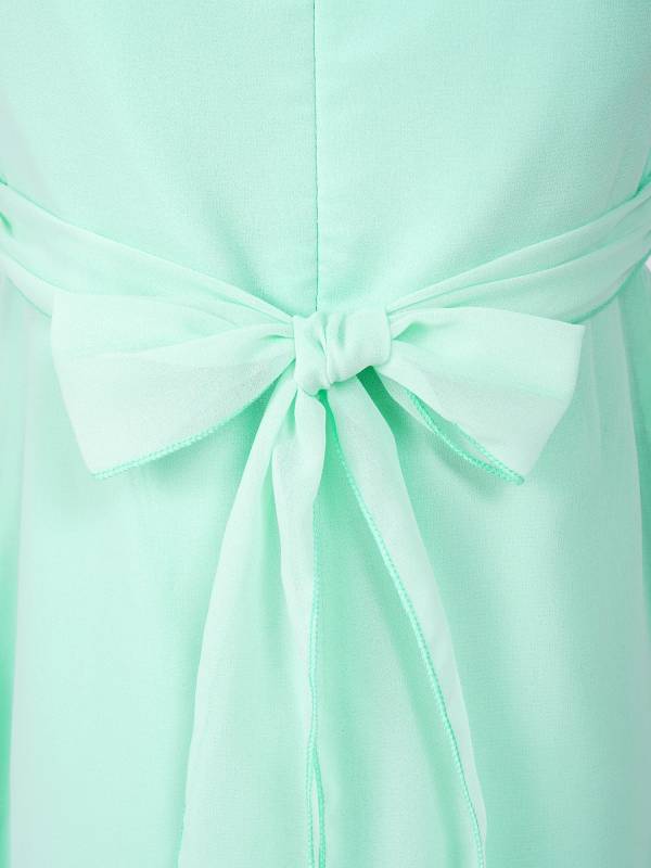 Kids Girls Mesh & Chiffon High-Low Party Dresses thumb