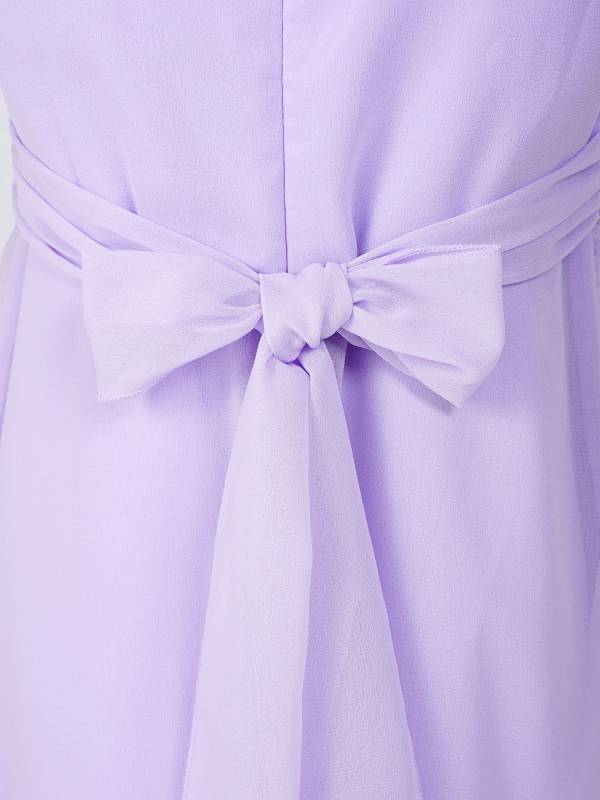 Kids Girls Mesh & Chiffon High-Low Party Dresses thumb