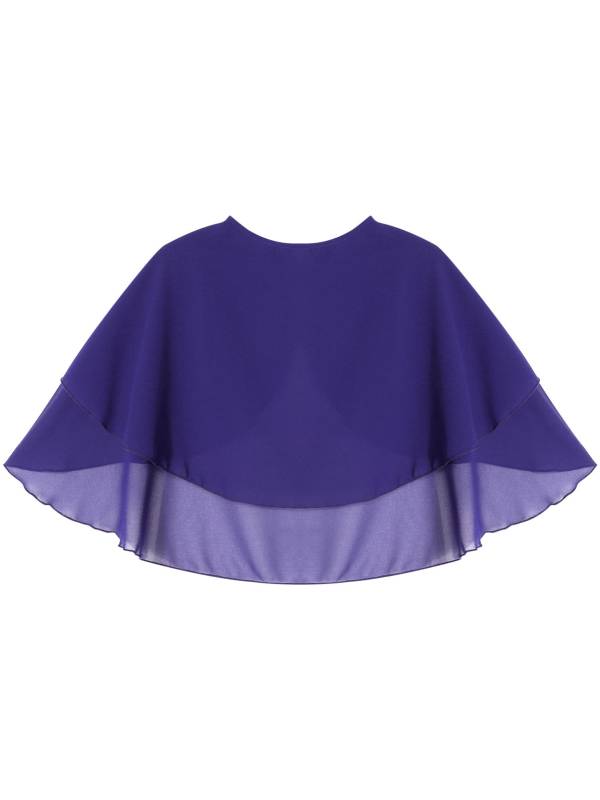 Women 2-Layer Chiffon Bolero Shawls thumb