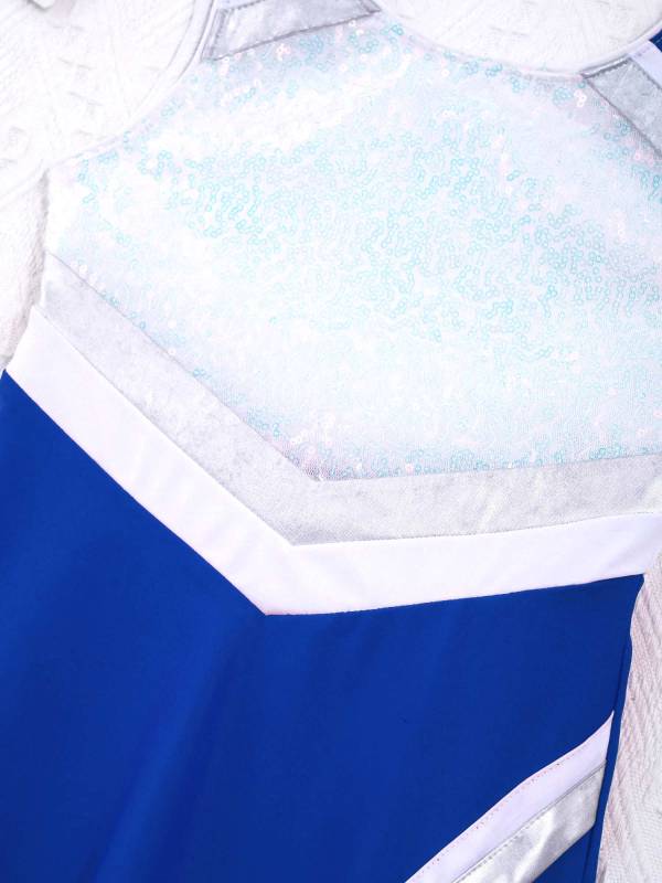 Kids Girls 2Pcs Sleeveless Sequins Sport Dress with Shorts Set thumb