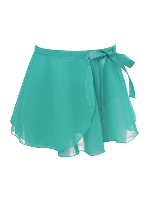 Girls 2pcs Cotton Long Sleeves Leotard with Chiffon Skirt Ballet Dance Set thumb