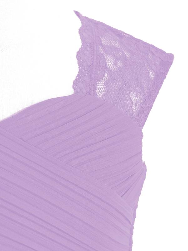 Kids Girls Lace & Chiffon Junior Bridesmaid Dress thumb