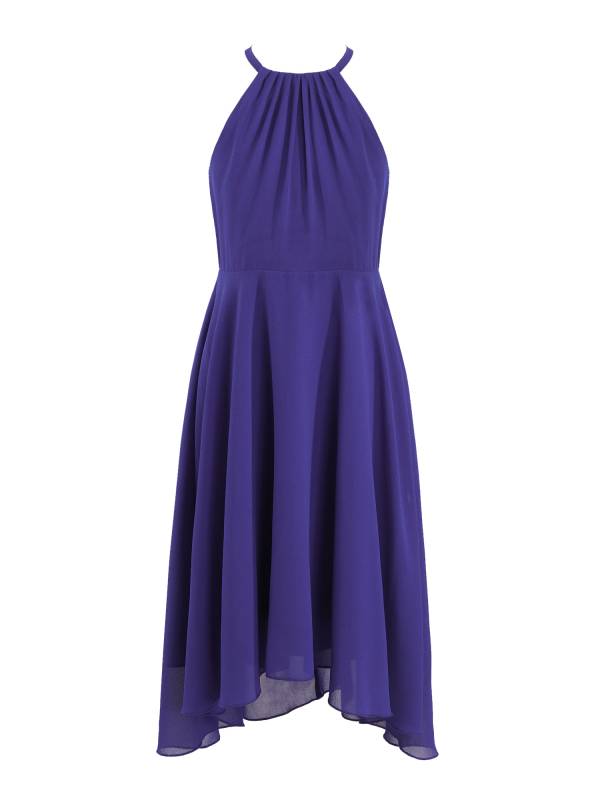 Kids Girls Sleeveless Scoop Neck  Hi-Lo Dress for Party thumb