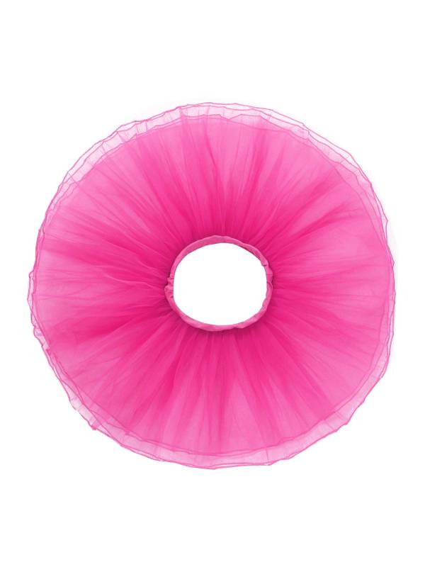Kids Girls Elastic Waistband Tutu Mesh Skirt Solid Ballet Dance Skirt thumb