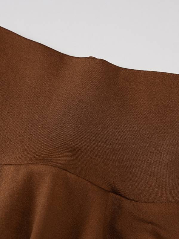 Women Solid Color High Collar Long Sleeves Unitard for Yoga thumb