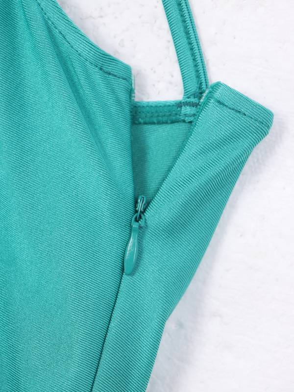 Women Sleeveless Chiffon Lyrical Dance Leotard Dress thumb