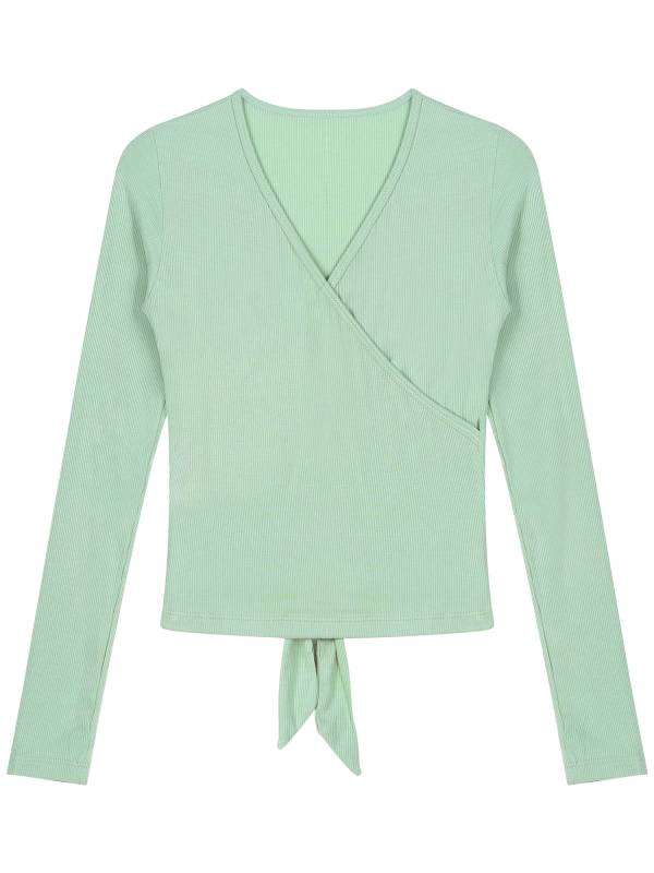 Women Long Sleeves Stretchy Tops for Gym Yoga thumb