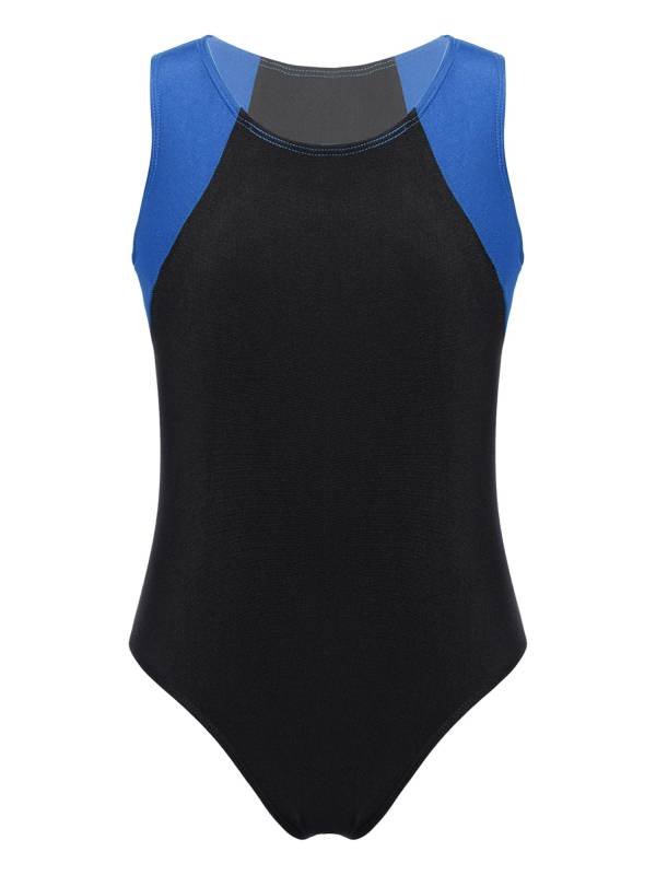 Kids Boys Sleeveless Leotard Bodysuit and Shorts Sport Set thumb