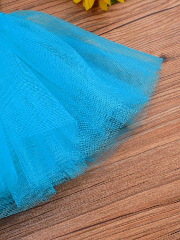 Kids Girls Sequined Ballet Dance Leotard Tutu Dress thumb