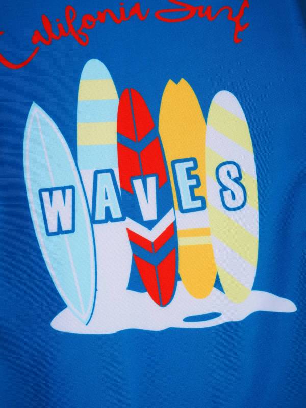 Kids Boys 2pcs Long Sleeves Cartoon Shark Print Swimming Set thumb
