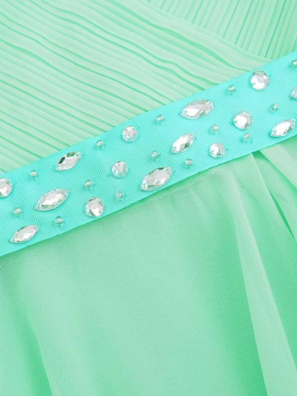Kids Girls 3D Flower High-Low Party Dress thumb