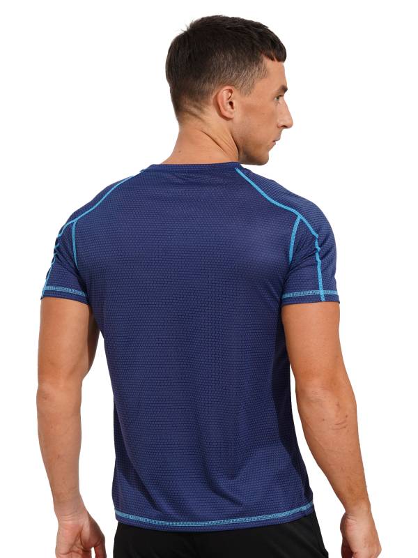 Men Short Sleeve Breathable Quick-drying Running Sport T-shirt thumb