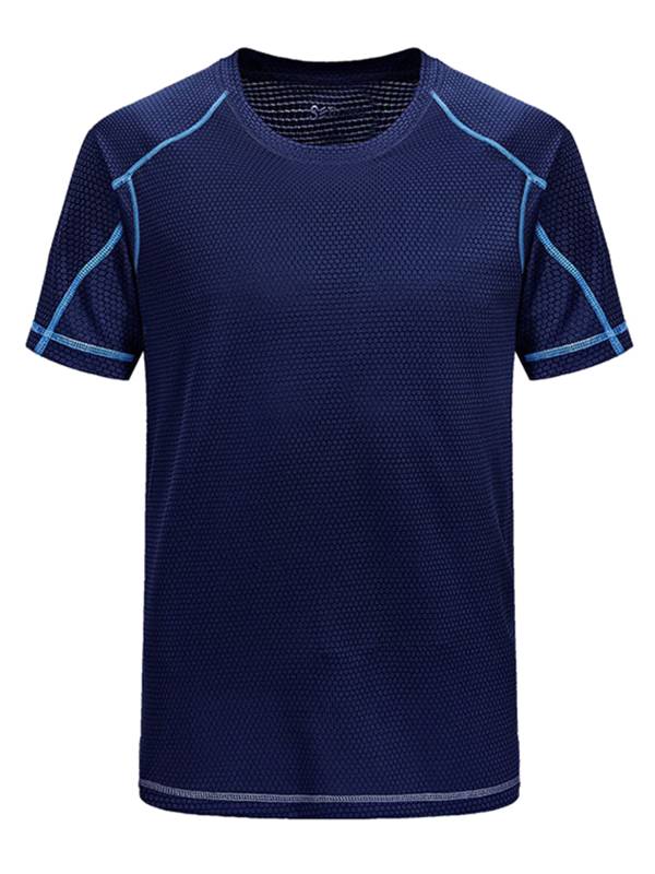 Men Short Sleeve Breathable Quick-drying Running Sport T-shirt thumb