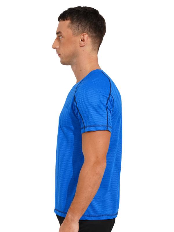 Men Short Sleeve Breathable Quick-drying Running Sport T-shirt thumb