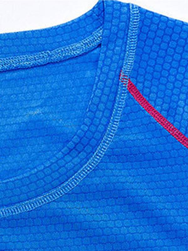 Men Short Sleeve Breathable Quick-drying Running Sport T-shirt thumb