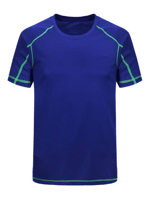 Men Short Sleeve Breathable Quick-drying Running Sport T-shirt thumb