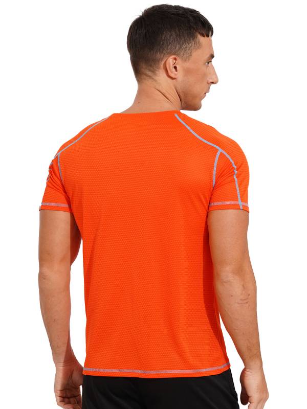 Men Short Sleeve Breathable Quick-drying Running Sport T-shirt thumb