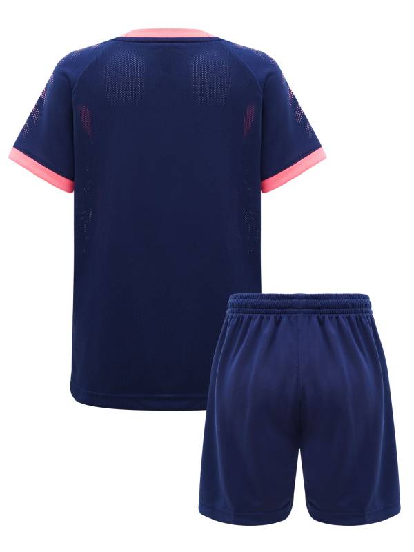 Kids Boys Two Pieces Short Sleeve T-shirt and Shorts Football Sets thumb
