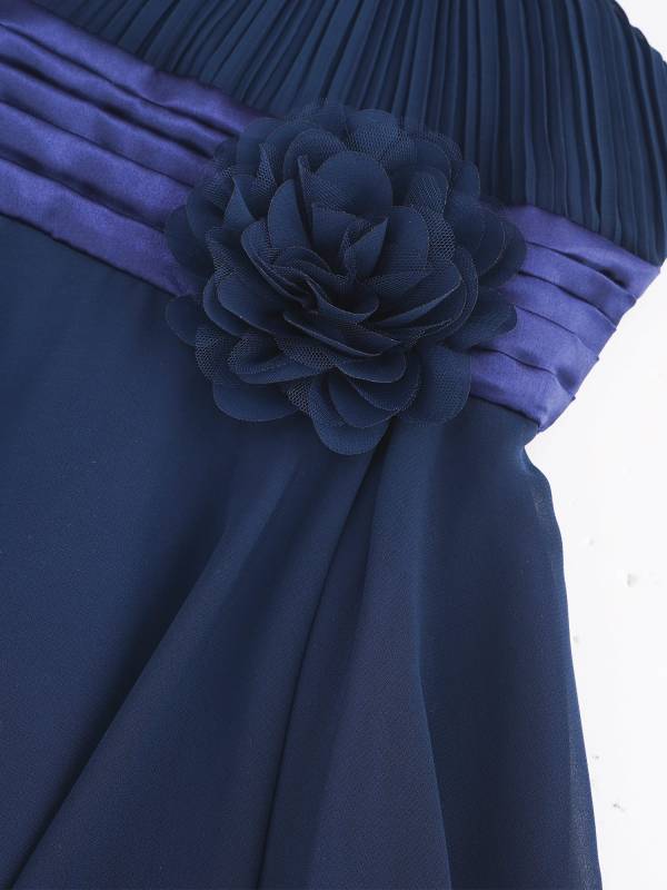 Kids Girls 3D Flower Chiffon High-Low Party Dress thumb