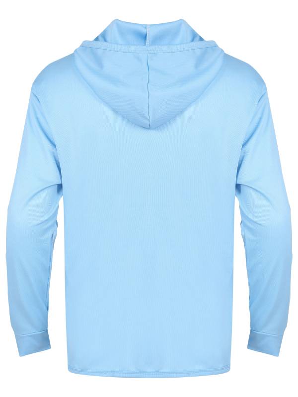 Men Long Sleeve Zipper Sun Protection Sports Hoodie thumb