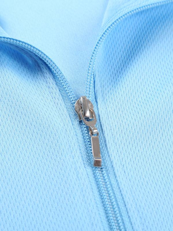 Men Long Sleeve Zipper Sun Protection Sports Hoodie thumb