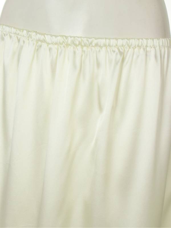 Women Half Slip Long Underskirt Lace Trim Tea Length Petticoat thumb