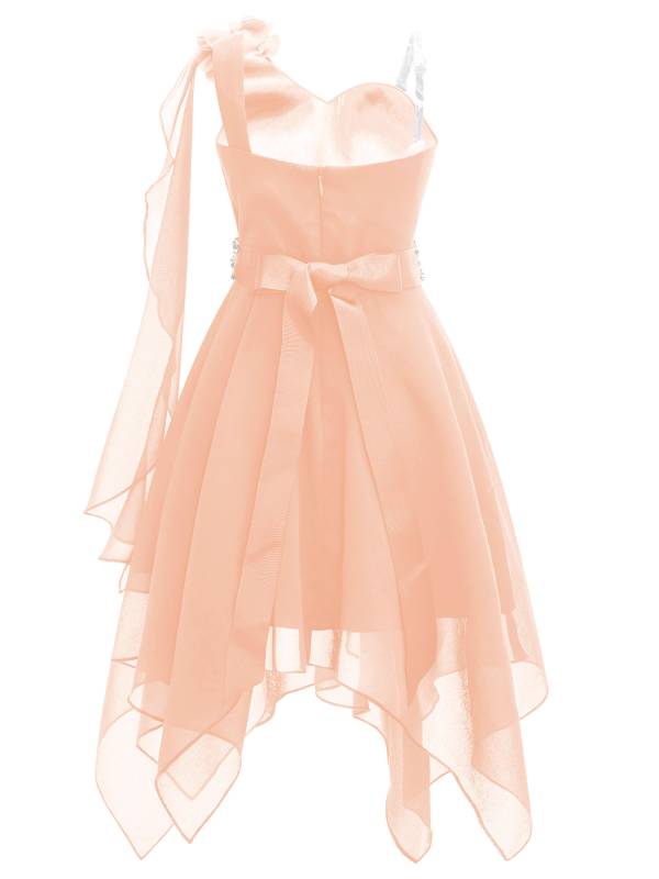 Kids Girls Chic Ruched Chiffon Dress thumb