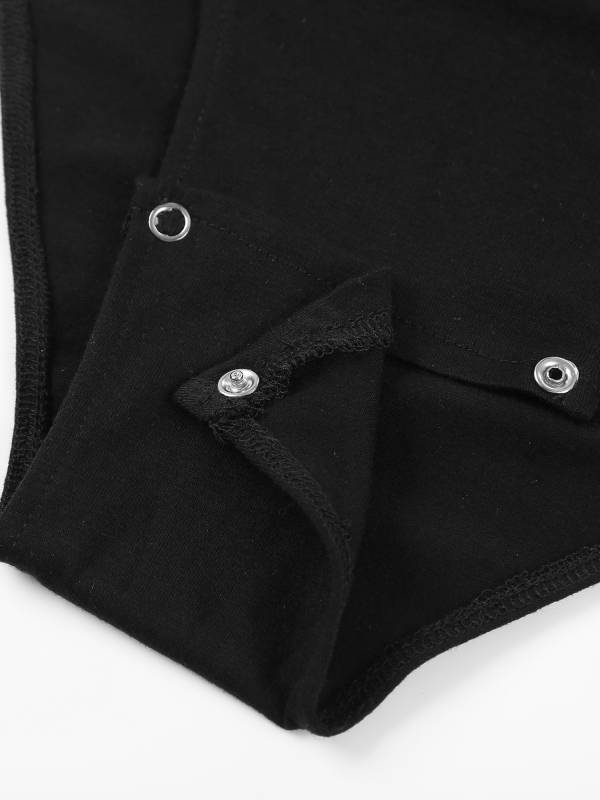 Men One-Piece Undershirt Short Sleeve Gymnastic Leotard thumb