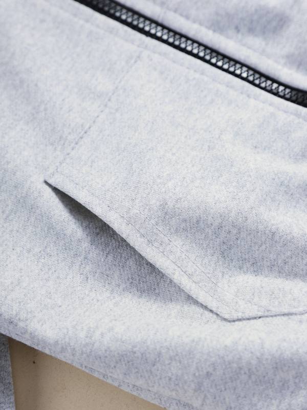 Kids Boys 2pcs Long Sleeve Zip-up Hooded Sweatshirt Jogging Pants Sports Set thumb