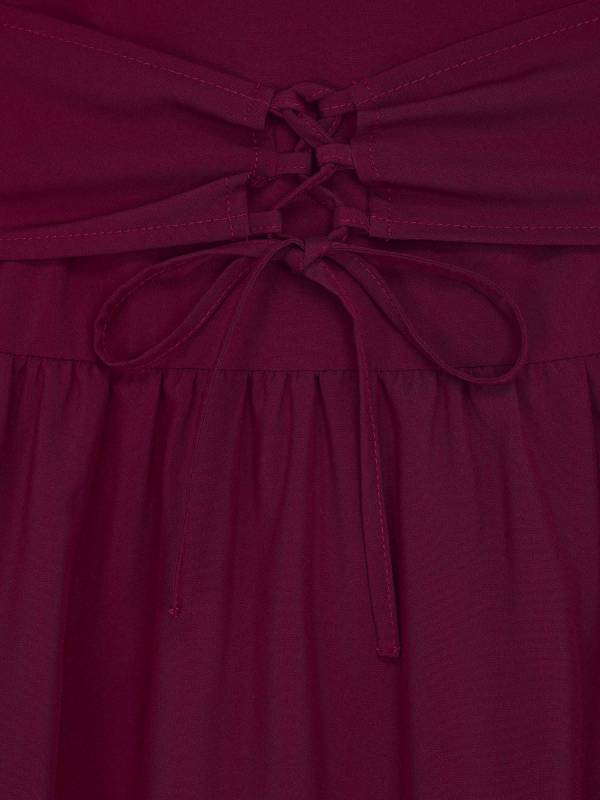 Kids Girls Medieval Renaissance Flare Sleeve Gown Dress thumb