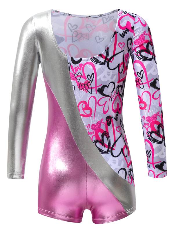 Kids Girls Long Sleeve Stars and Unicorns Print Jumpsuit thumb