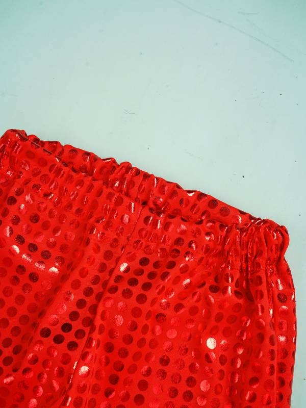 Kids Shiny Sequins Flared Jazz Pants Stage Performance Pants thumb