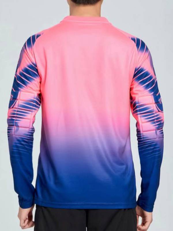 Kids Boys Long Sleeve Protective Padded Football Goalie T-Shirt thumb