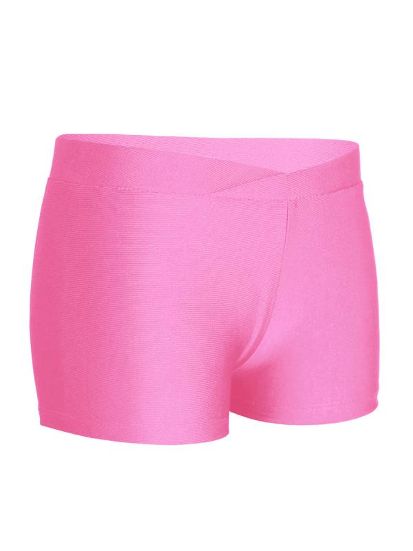 Kids Girls Stretchy V-front Waistband Sports Shorts thumb