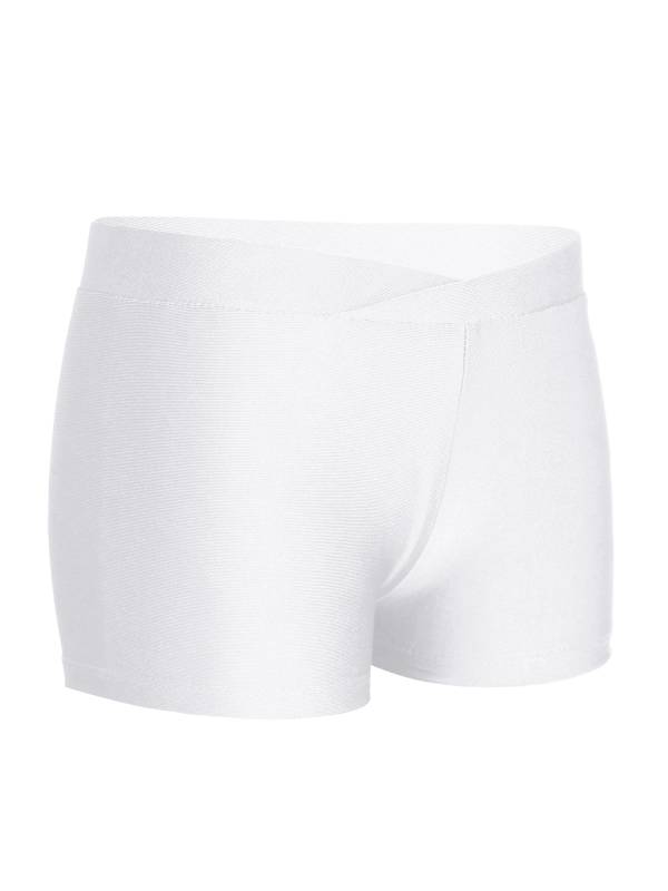 Kids Girls Stretchy V-front Waistband Sports Shorts thumb