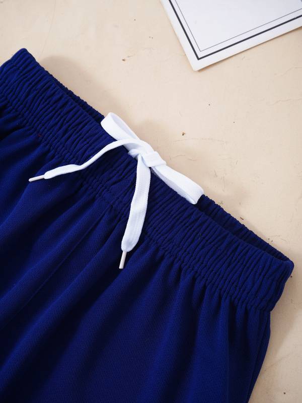 Kids Boys Two Pieces Football Outfits Gradient T-Shirt and Shorts thumb