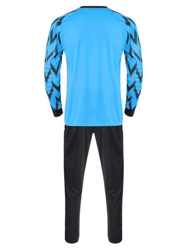 Kids Boys Two-Piece Long Sleeve Shirt and Pants Soccer Training Set thumb