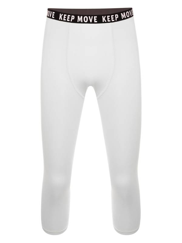 Men Low Waist Skinny Calf Length Moisture-wicking Sports Leggings thumb