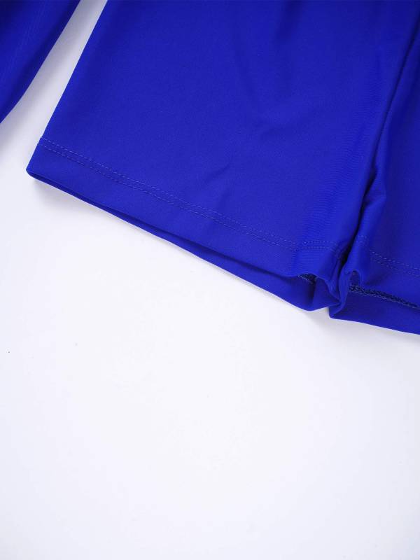 Kids Girls Solid Elastic Waistband Swimming Shorts thumb