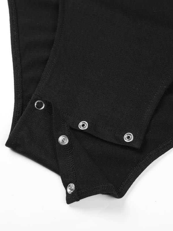 Men One-Piece Undershirt Long Sleeve Gymnastic Leotard thumb