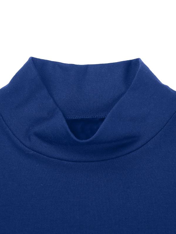 Men One-Piece Undershirt Long Sleeve Gymnastic Leotard thumb