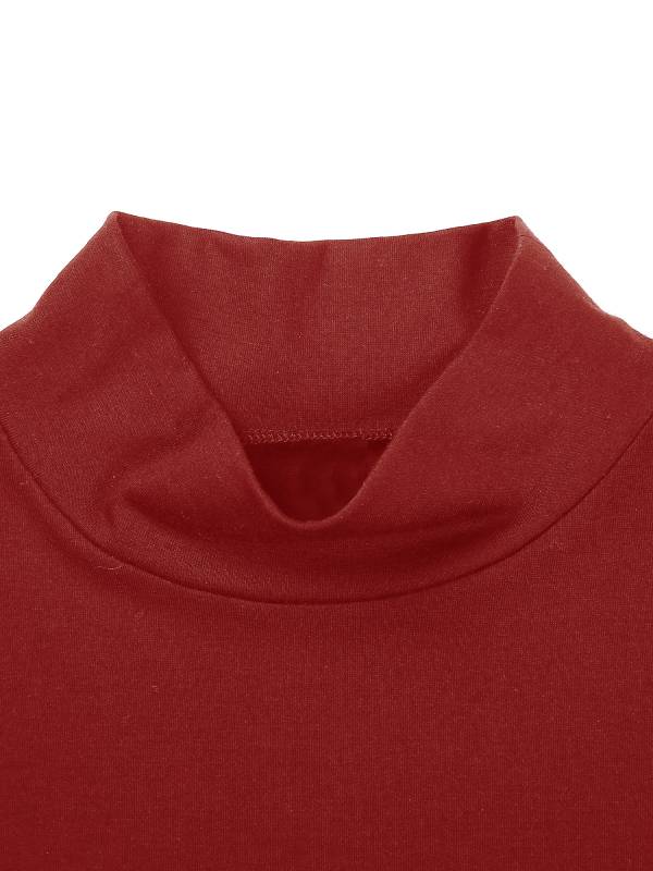 Men One-Piece Undershirt Long Sleeve Gymnastic Leotard thumb