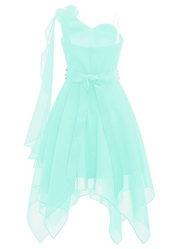 Kids Girls Chic Ruched Chiffon Dress thumb
