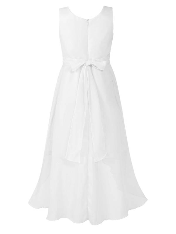 Kids Girls Mesh & Chiffon High-Low Party Dresses thumb