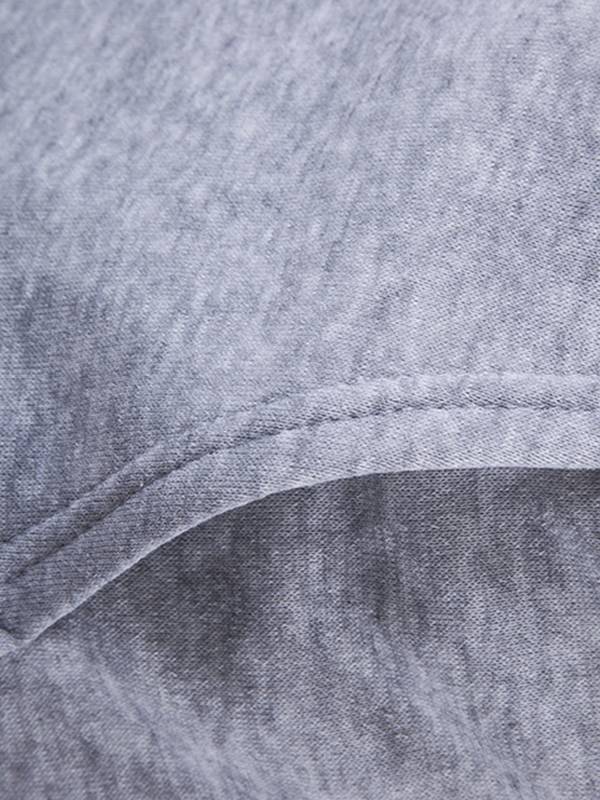 Men Sleeveless Zipper Sweatshirt Gym Sport Vest thumb