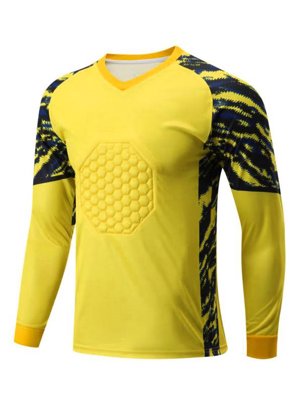 Kids Boys Long Sleeve Protective Sponge Pads  Football Goalkeeper Sport Top thumb