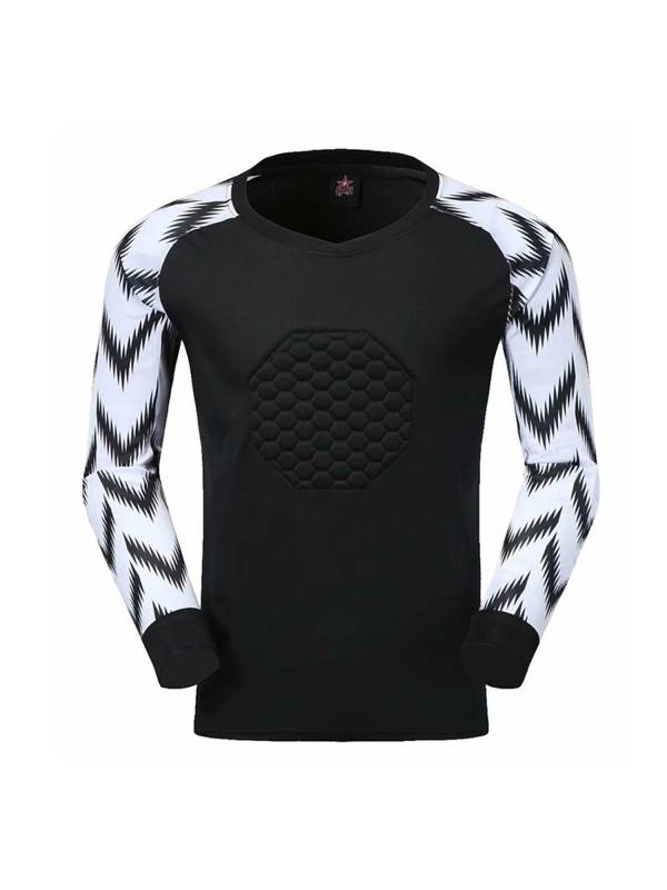 Men Football Goalkeeper Goalie Sport Suit Long Sleeve Top and Pants Sets thumb
